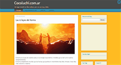 Desktop Screenshot of cocoluchi.com.ar